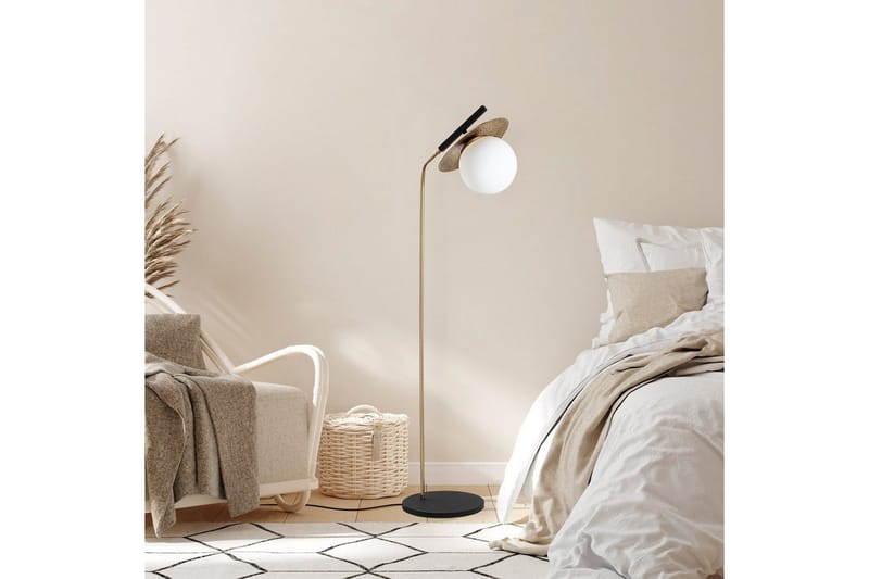 Gulvlampe Cartin Gull - Gull - Belysning - Innendørsbelysning & Lamper - Gulvlampe