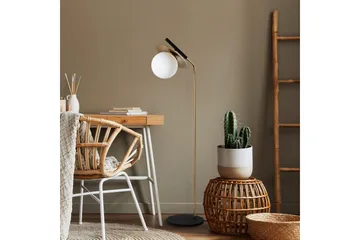 Gulvlampe Cartin Gull - Gull - Belysning - Innendørsbelysning & Lamper - Gulvlampe