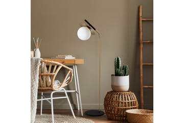 Gulvlampe Cartin Gull - Gull - Belysning - Innendørsbelysning & Lamper - Gulvlampe