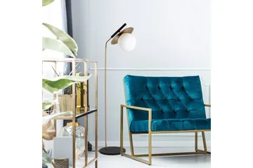 Gulvlampe Cartin Gull - Gull - Belysning - Innendørsbelysning & Lamper - Gulvlampe