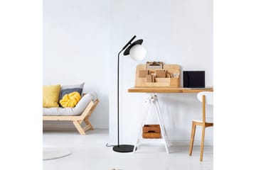 Gulvlampe Cartin Svart - Svart - Belysning - Innendørsbelysning & Lamper - Gulvlampe