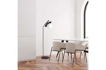 Gulvlampe Cartin Svart - Svart - Belysning - Innendørsbelysning & Lamper - Gulvlampe