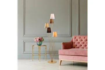 Gulvlampe Crestor Flerfarget / Mørke farger - Flerfarget / Mørke farger - Belysning - Innendørsbelysning & Lamper - Gulvlampe