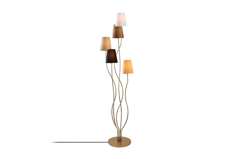 Gulvlampe Crestor Flerfarget / Mørke farger - Flerfarget / Mørke farger - Belysning - Innendørsbelysning & Lamper - Gulvlampe