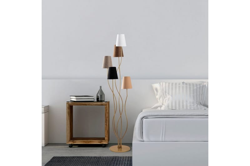Gulvlampe Crestor Flerfarget / Mørke farger - Flerfarget / Mørke farger - Belysning - Innendørsbelysning & Lamper - Gulvlampe