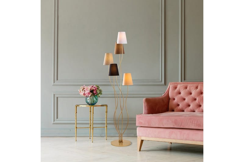 Gulvlampe Crestor Flerfarget / Mørke farger - Flerfarget / Mørke farger - Belysning - Innendørsbelysning & Lamper - Gulvlampe