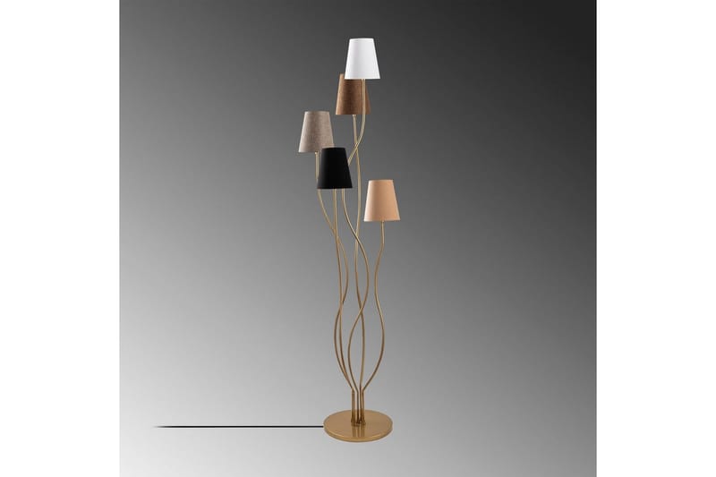 Gulvlampe Crestor Flerfarget / Mørke farger - Flerfarget / Mørke farger - Belysning - Innendørsbelysning & Lamper - Gulvlampe