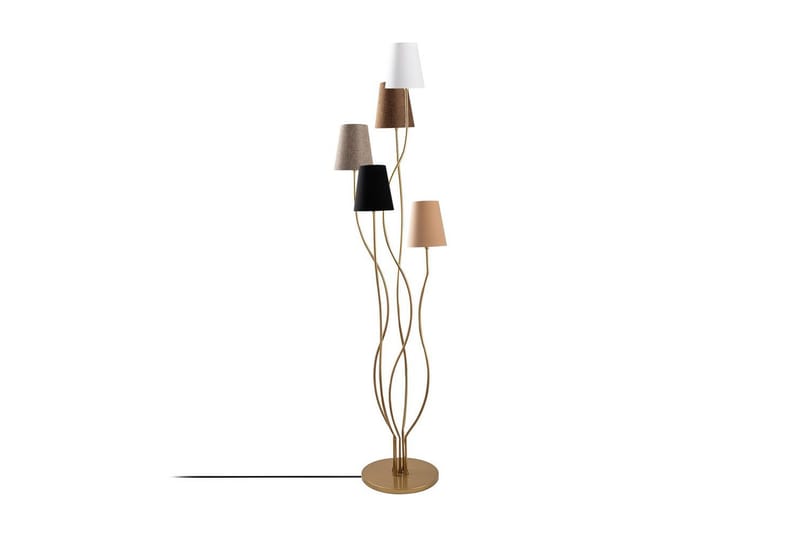 Gulvlampe Crestor Flerfarget / Mørke farger - Flerfarget / Mørke farger - Belysning - Innendørsbelysning & Lamper - Gulvlampe