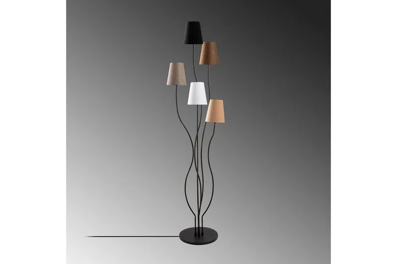 Gulvlampe Crestor Flerfarget / Narwanike farger - Flerfarget / Narwanike farger - Belysning - Innendørsbelysning & Lamper - Gulvlampe