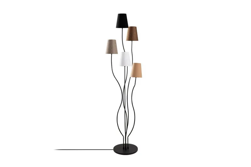 Gulvlampe Crestor Flerfarget / Narwanike farger, Flerfarget / Narwanike farger