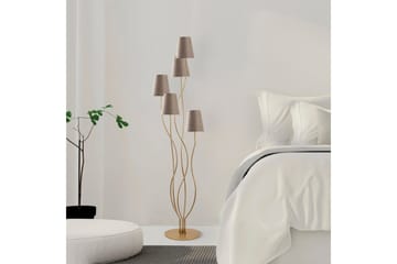 Gulvlampe Crestor Gull / Beige - Gull / Beige - Belysning - Innendørsbelysning & Lamper - Gulvlampe