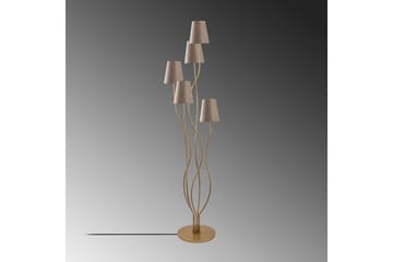 Gulvlampe Crestor Gull / Beige - Gull / Beige - Belysning - Innendørsbelysning & Lamper - Gulvlampe