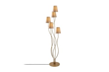 Gulvlampe Crestor Gull / Beige - Gull / Beige - Belysning - Innendørsbelysning & Lamper - Gulvlampe