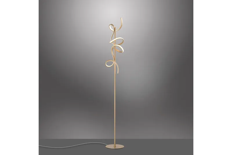 Gulvlampe Curls - 22x156x22 cm - Belysning - Innendørsbelysning & Lamper - Gulvlampe