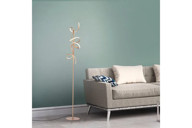 Gulvlampe Curls - 22x156x22 cm - Belysning - Innendørsbelysning & Lamper - Gulvlampe