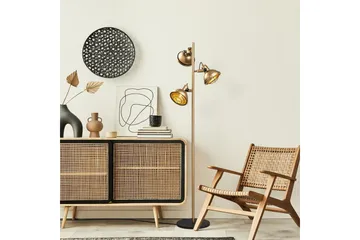 Gulvlampe Desten Gull - Gull - Belysning - Innendørsbelysning & Lamper - Gulvlampe