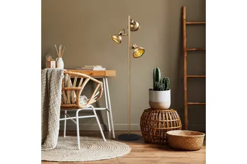 Gulvlampe Desten Gull - Gull - Belysning - Innendørsbelysning & Lamper - Gulvlampe