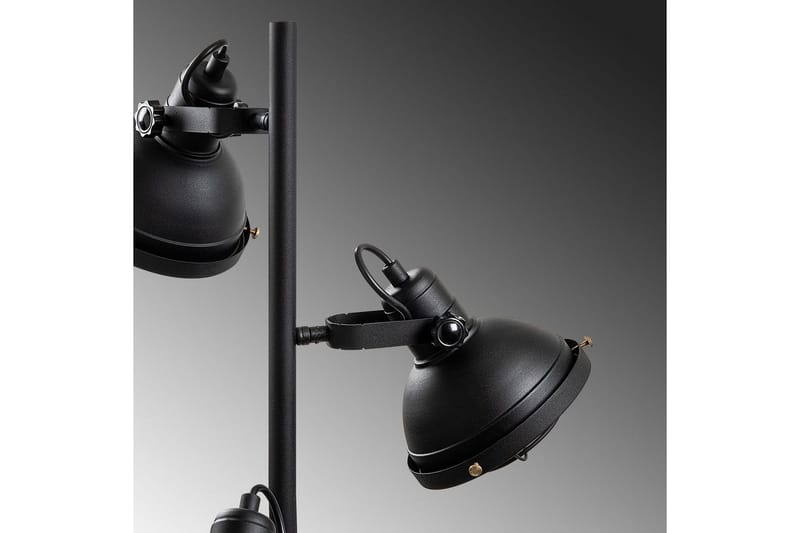 Gulvlampe Desten Svart - Svart - Belysning - Innendørsbelysning & Lamper - Gulvlampe