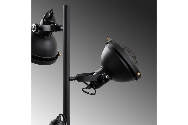 Gulvlampe Desten Svart - Svart - Belysning - Innendørsbelysning & Lamper - Gulvlampe