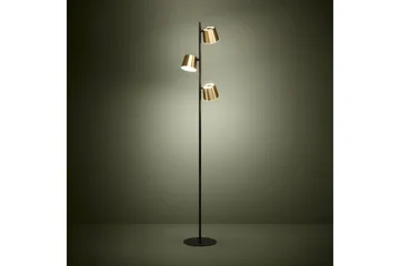 Gulvlampe Eglo Altamira Svart/Messing - Belysning - Innendørsbelysning & Lamper - Gulvlampe