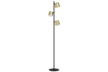 Gulvlampe Eglo Altamira Svart/Messing - Belysning - Innendørsbelysning & Lamper - Gulvlampe