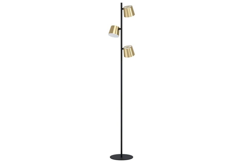 Gulvlampe Eglo Altamira Svart/Messing - Belysning - Innendørsbelysning & Lamper - Gulvlampe