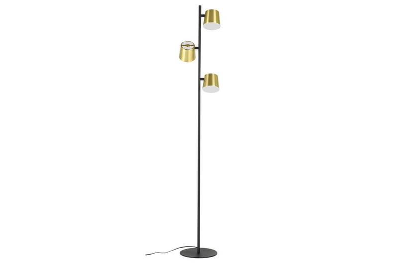 Gulvlampe Eglo Altamira Svart/Messing - Belysning - Innendørsbelysning & Lamper - Gulvlampe