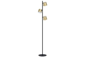 Gulvlampe Eglo Altamira Svart/Messing - Belysning - Innendørsbelysning & Lamper - Gulvlampe