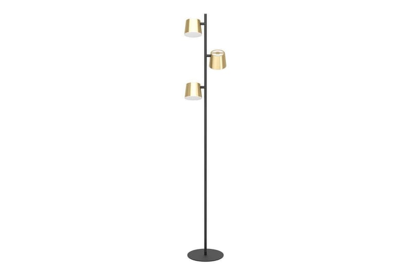 Gulvlampe Eglo Altamira Svart/Messing - Belysning - Innendørsbelysning & Lamper - Gulvlampe