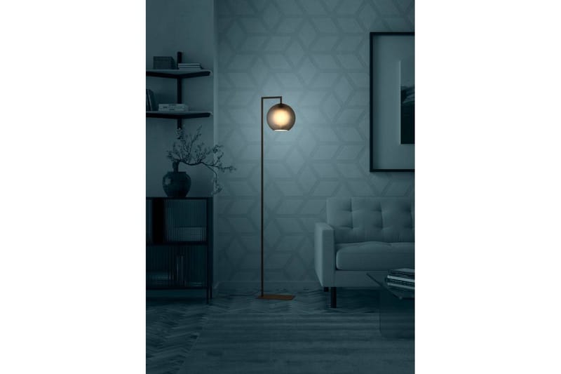 Gulvlampe Eglo Arangona Svart/Grå - Belysning - Innendørsbelysning & Lamper - Gulvlampe