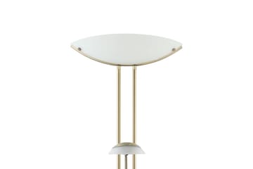 Gulvlampe Eglo Baya bronsert hvit - Hvit/Mørk grå - Belysning - Innendørsbelysning & Lamper - Gulvlampe