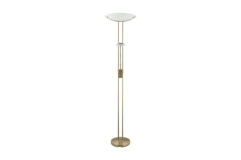 Gulvlampe Eglo Baya bronsert hvit - Hvit/Mørk grå - Belysning - Innendørsbelysning & Lamper - Gulvlampe