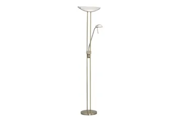 Gulvlampe Eglo Baya bronsert hvit - Hvit/Mørk grå - Belysning - Innendørsbelysning & Lamper - Gulvlampe