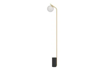 Gulvlampe Eglo Betulia Svart/Messing Opalhvit - Belysning - Innendørsbelysning & Lamper - Gulvlampe
