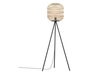 Gulvlampe Eglo Bordesley - Svart - Belysning - Innendørsbelysning & Lamper - Gulvlampe