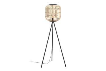 Gulvlampe Eglo Bordesley - Svart - Belysning - Innendørsbelysning & Lamper - Gulvlampe