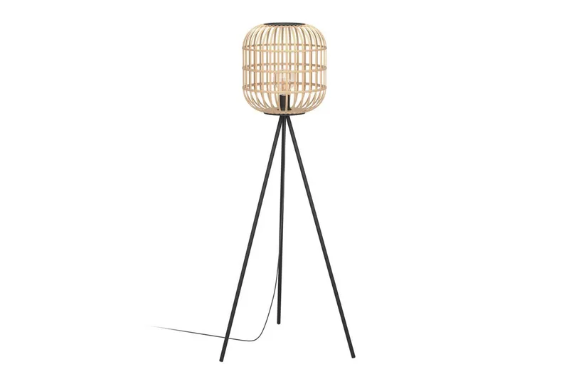 Gulvlampe Eglo Bordesley, Svart