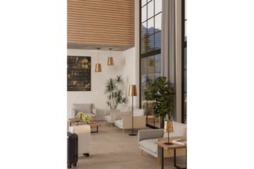 Gulvlampe Eglo Castuera Gull med Roseblad - Belysning - Innendørsbelysning & Lamper - Gulvlampe