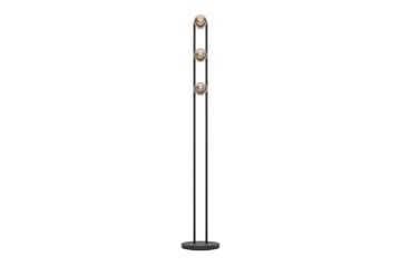 Gulvlampe Eglo Chieveley med 3 Lamper - Svart/Brun - Belysning - Innendørsbelysning & Lamper - Gulvlampe