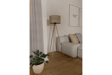 Gulvlampe Eglo Hontongas Brun - Belysning - Innendørsbelysning & Lamper - Gulvlampe