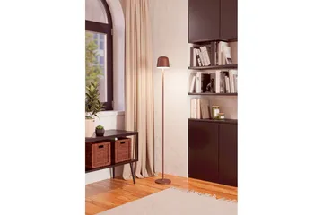 Gulvlampe Eglo Mannera-L Brun - Brun - Belysning - Innendørsbelysning & Lamper - Gulvlampe