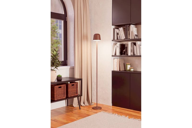 Gulvlampe Eglo Mannera-L Brun - Brun - Belysning - Innendørsbelysning & Lamper - Gulvlampe