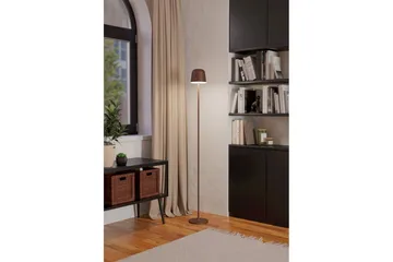 Gulvlampe Eglo Mannera-L Brun - Brun - Belysning - Innendørsbelysning & Lamper - Gulvlampe