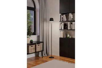 Gulvlampe Eglo Mannera-L Svart/Stål - Svart/Stål - Belysning - Innendørsbelysning & Lamper - Gulvlampe