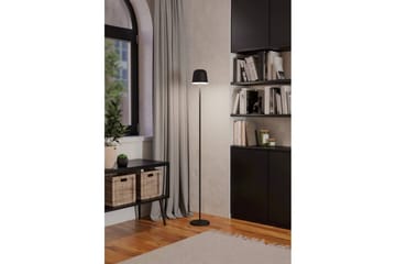 Gulvlampe Eglo Mannera-L Svart/Stål - Svart/Stål - Belysning - Innendørsbelysning & Lamper - Gulvlampe