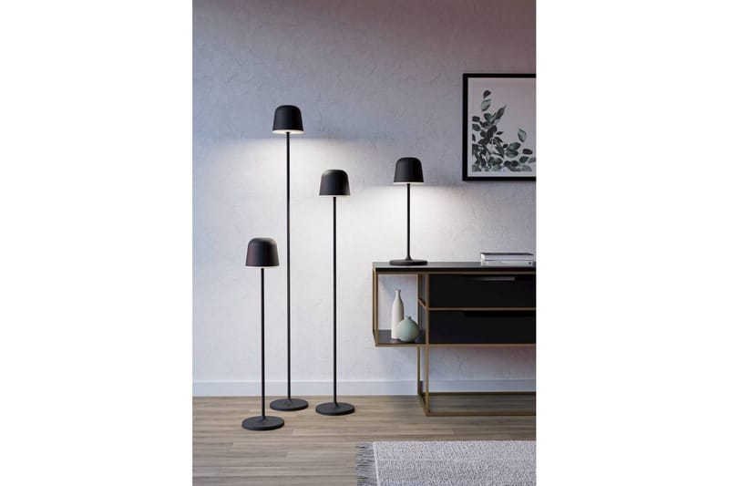 Gulvlampe Eglo Mannera-L Svart/Stål - Svart/Stål - Belysning - Innendørsbelysning & Lamper - Gulvlampe