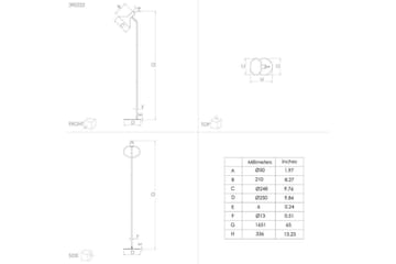 Gulvlampe Eglo Morescana Svart - Belysning - Innendørsbelysning & Lamper - Gulvlampe