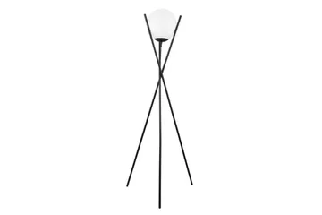 Gulvlampe Eglo Salvezinas Svart/Opalhvit - Belysning - Innendørsbelysning & Lamper - Gulvlampe