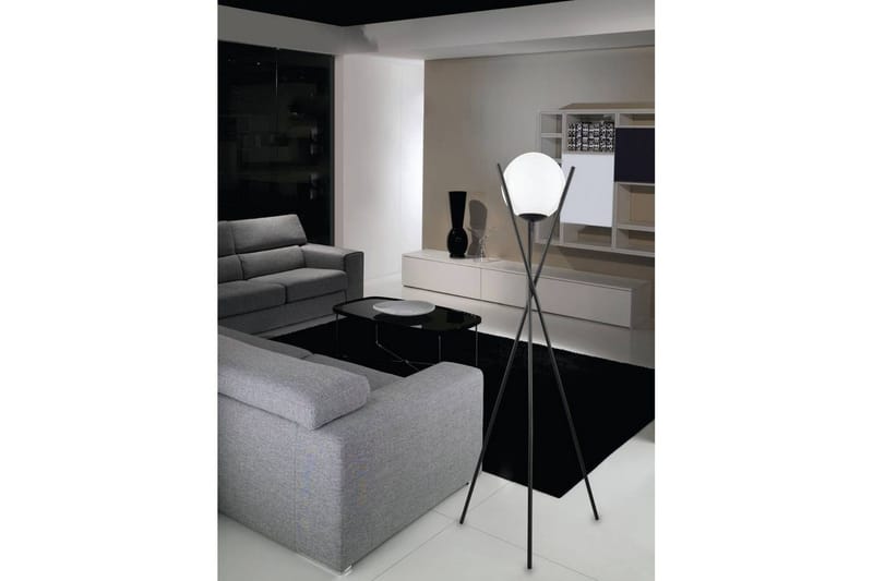 Gulvlampe Eglo Salvezinas Svart/Opalhvit - Belysning - Innendørsbelysning & Lamper - Gulvlampe