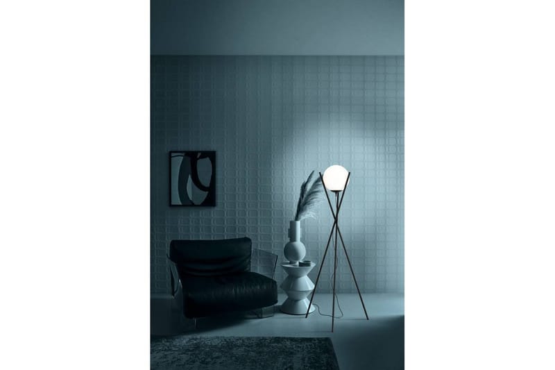 Gulvlampe Eglo Salvezinas Svart/Opalhvit - Belysning - Innendørsbelysning & Lamper - Gulvlampe